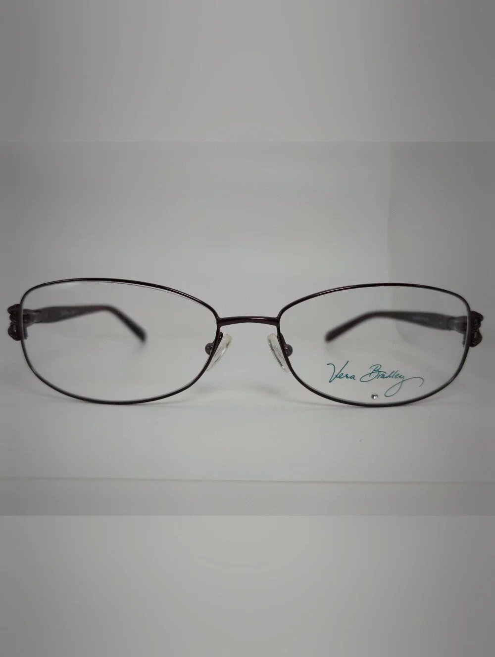 Vera Bradley.Gail. Dark Brown Oval Metal Eyeglass Frames.